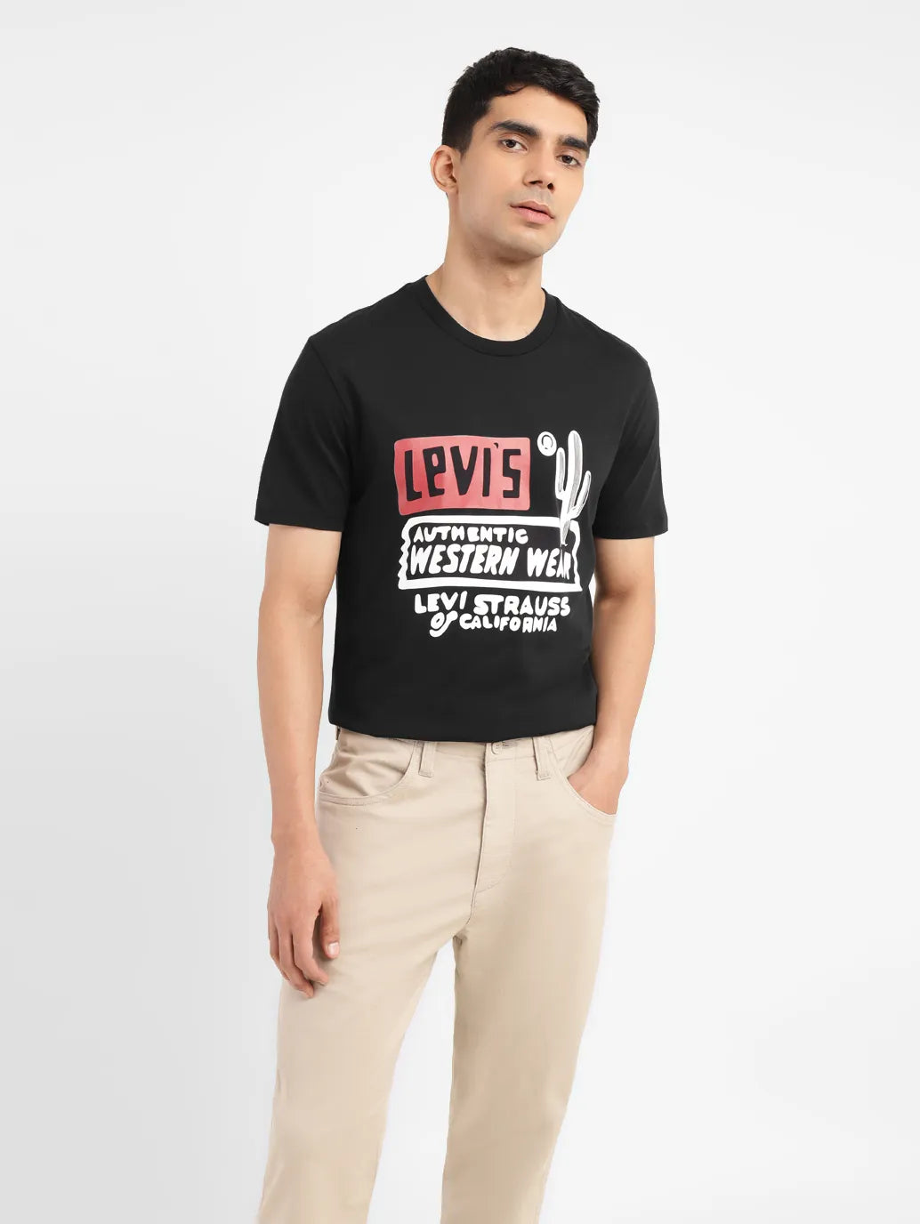 Cozy Fashions Men's Graphic Print Slim Fit T-shirt