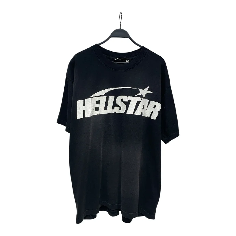 Soft Layers HELLSTAR/T-Shirt/XL/Cotton/BLK/All Over Print/LOGO