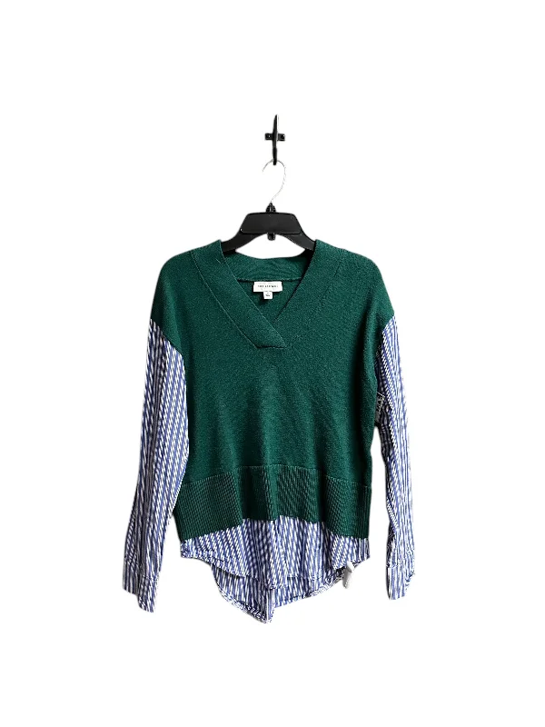 Relaxed Tops Top Long Sleeve By Free Assembly In Multi-colored, Size: S