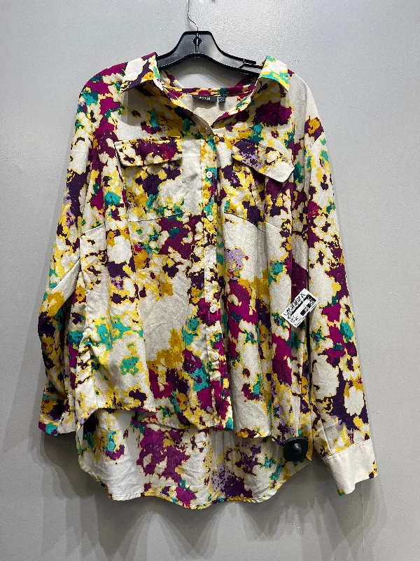 Weekend Comfort Top Long Sleeve By Apt 9  Size: 2x
