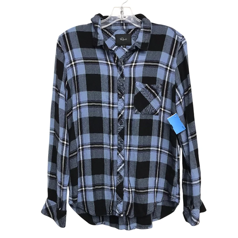 Classic Style Top Ls By Rails In Plaid Pattern, Size:M