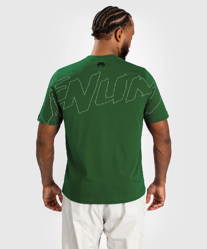 Elegant Temperament Venum Snake Print T-Shirt - Khaki