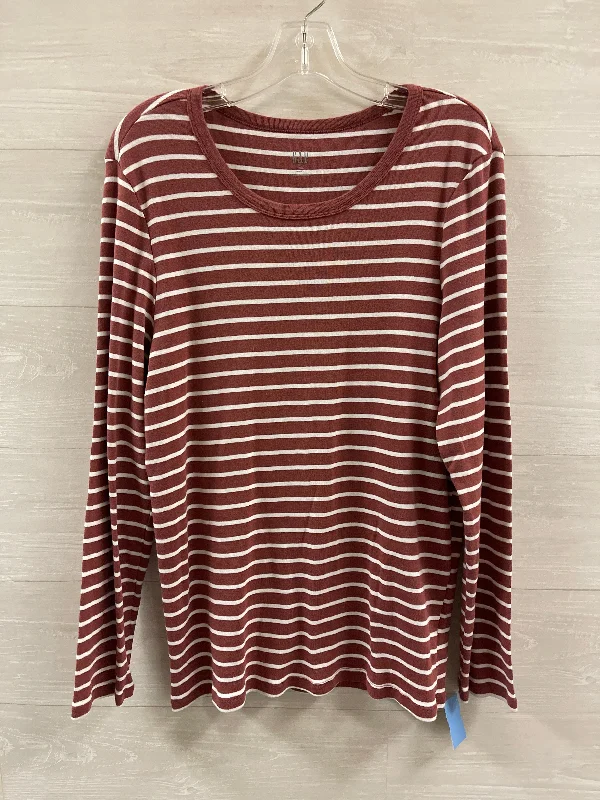 Versatile Itinerary Top Long Sleeve Basic By Gap  Size: 2x