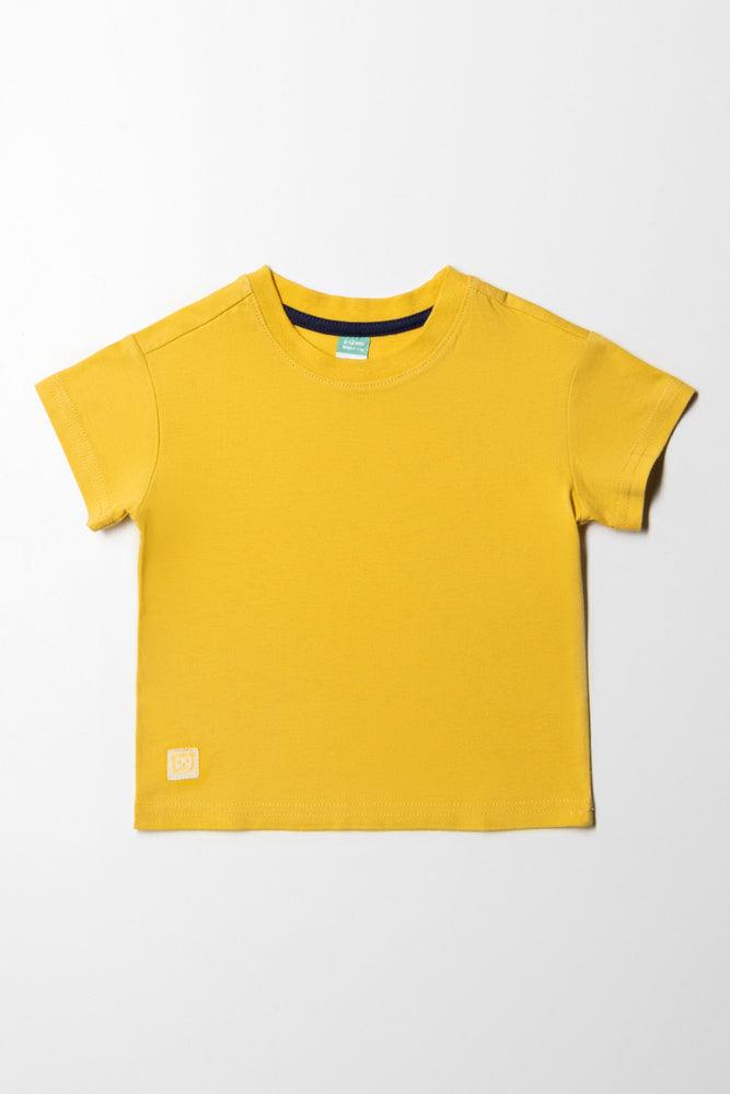 Timeless Outfits Short Sleeve T-Shirt Yellow