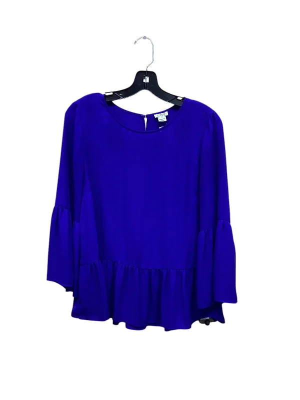 Warm Winter Series Top Long Sleeve By J. Crew In Blue, Size: S
