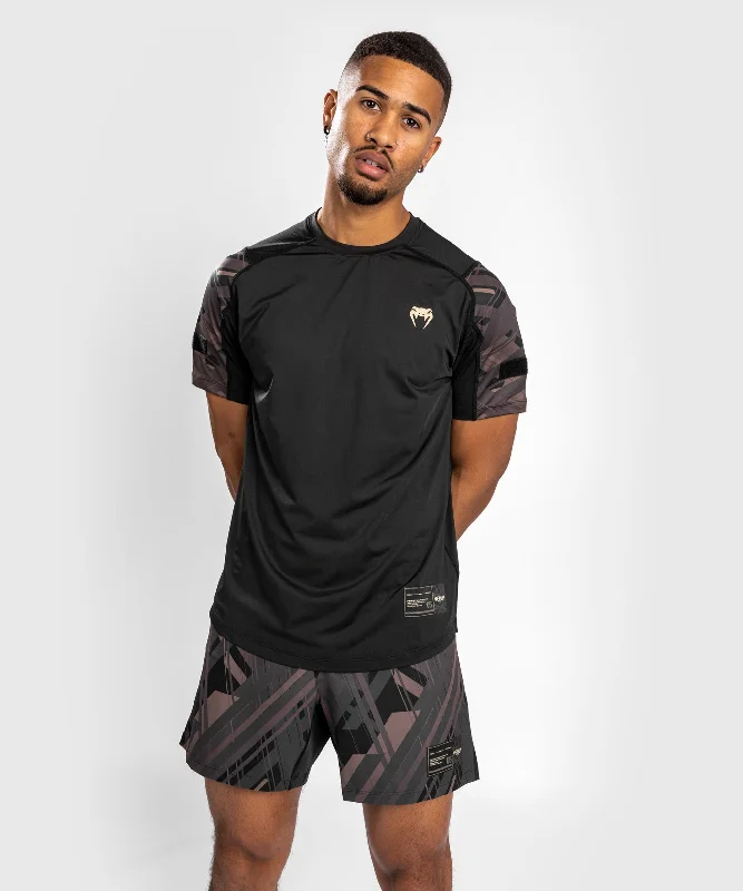 Fresh And Natural Tecmo 2.0 Dry Tech T-Shirt - Black/Brown