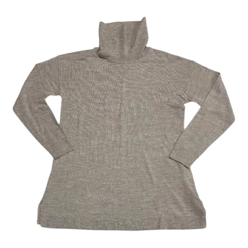 Soft And Comfortable Top Long Sleeve By Talbots In Tan, Size: Sp