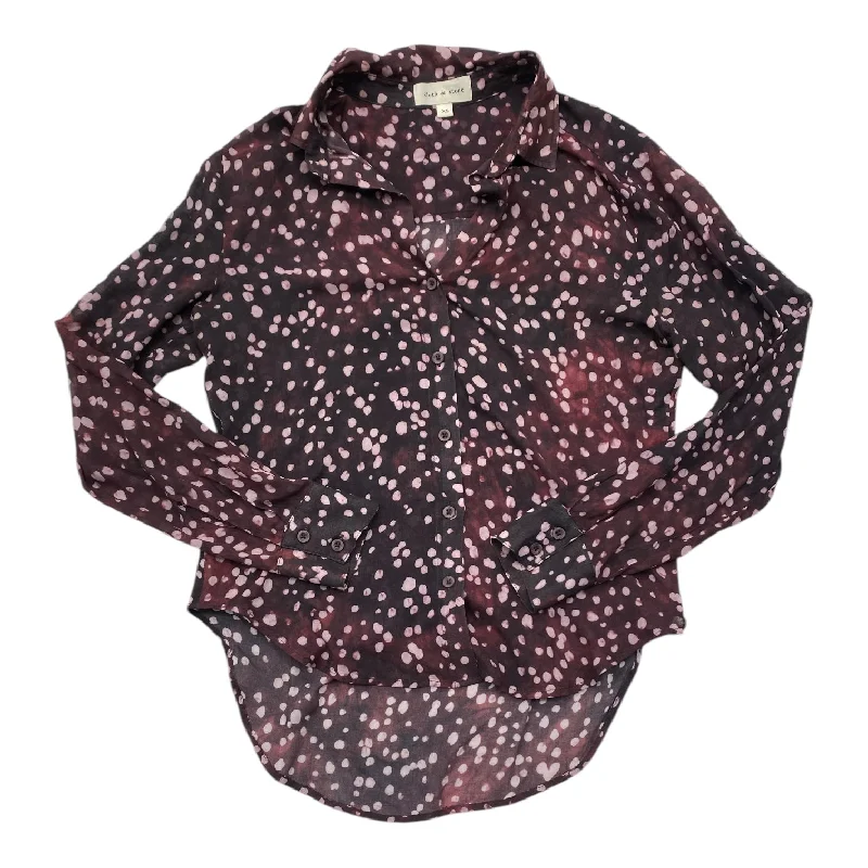 Stylish Fit Top Long Sleeve By Cloth & Stone In Multi-colored, Size: Xs