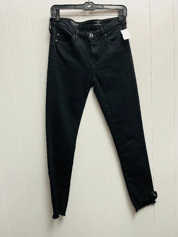 Trendy Comfort Jeans Skinny By Adriano Goldschmied In Black Denim, Size: 2