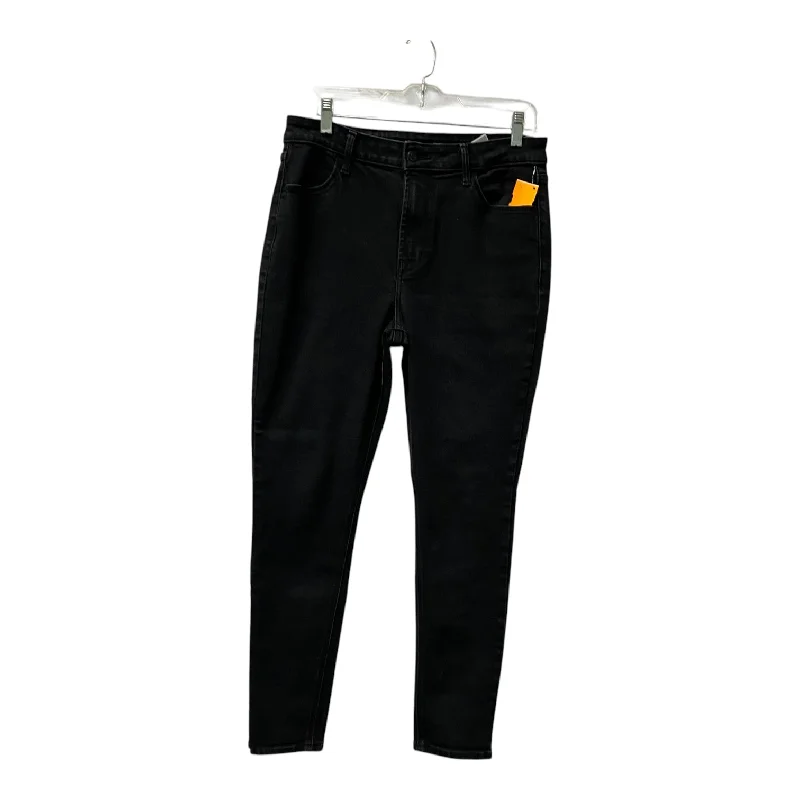 Casual Style Jeans Skinny By Old Navy In Black, Size:12