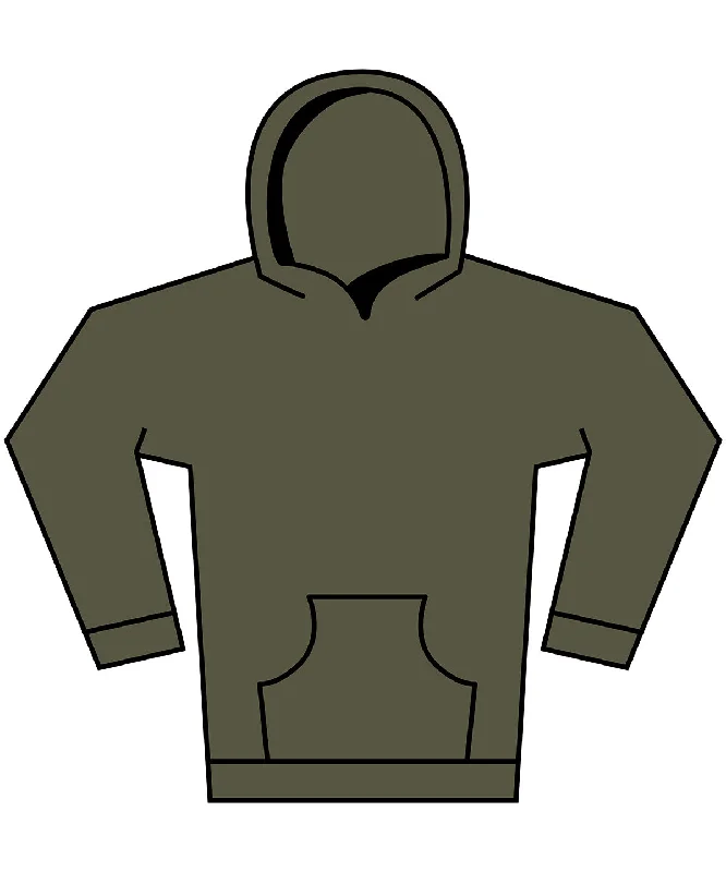 Short Design Olive -  Vintage heavy hoodie