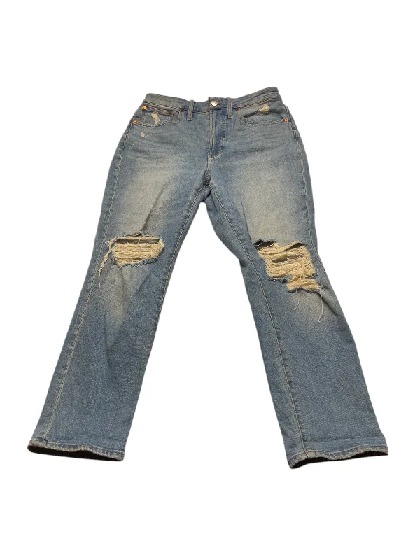 Cozy Lifestyle Jeans Boyfriend By Madewell In Blue Denim, Size: 6