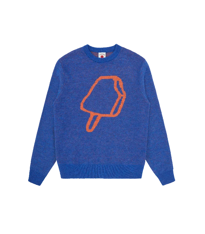 Comfy Chic Wear POPSICLE CREWNECK - BLUE
