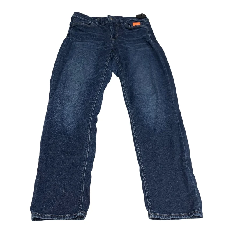 British Fashion Jeans Skinny By Clothes Mentor In Blue Denim, Size: 6