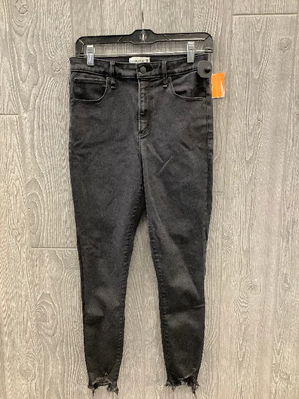 Lazy Style Jeans Skinny By Abercrombie And Fitch In Black, Size: 6