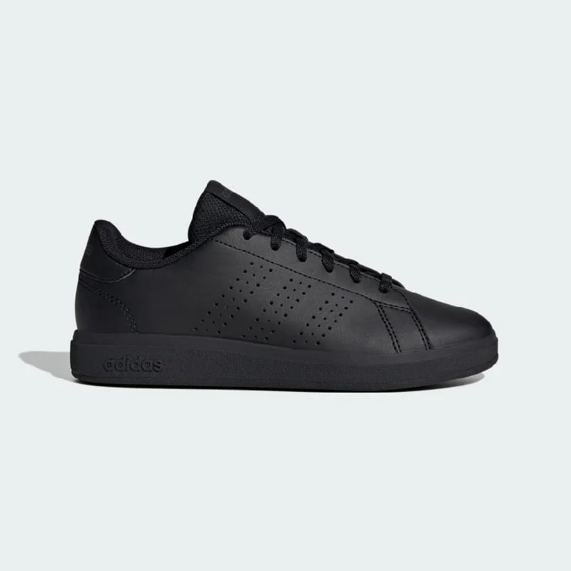 Simple And Comfortable ADIDAS KID'S ADVANTAGE TRIPLE BLACK SNEAKER SHOES
