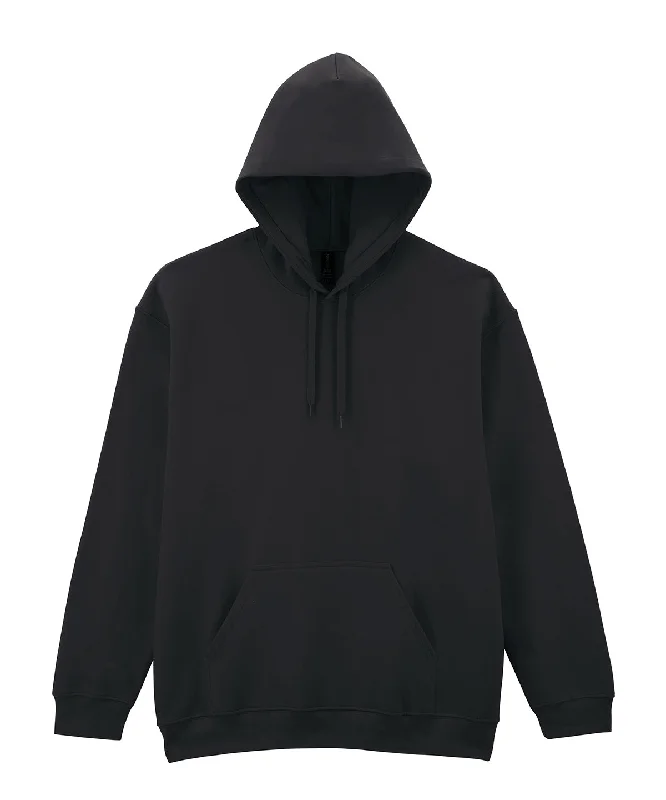 Stretch Design Black* - Softstyle™ midweight fleece adult hoodie