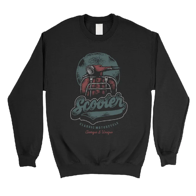 Light Layers Scooter Classic Unisex Crewneck Sweatshirt Unique Vintage Design