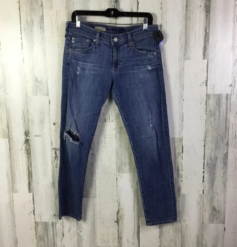 Effortless Looks Jeans Skinny By Adriano Goldschmied In Blue Denim, Size: 6