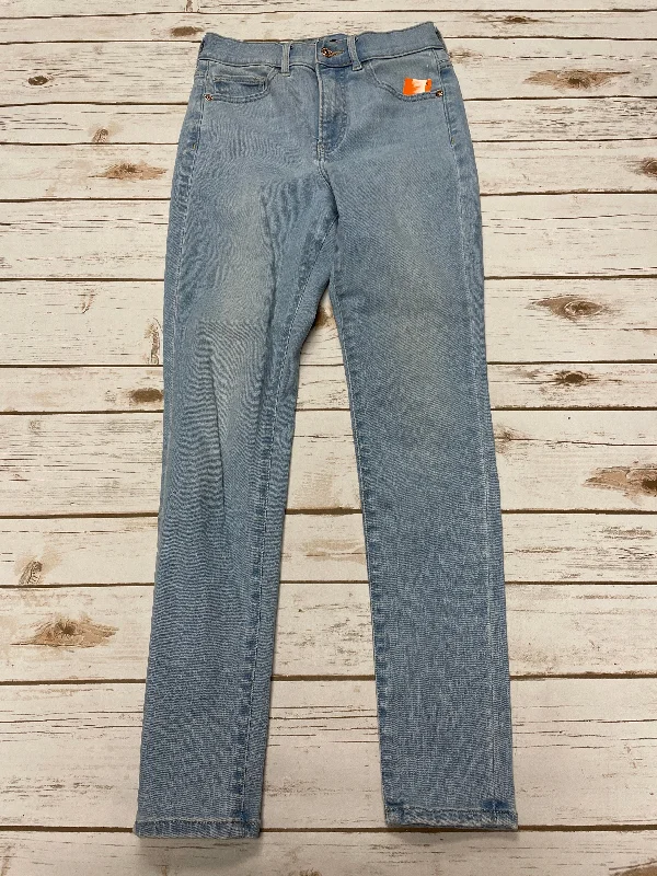 Modern Comfort Jeans Skinny By Express In Blue Denim, Size: 0