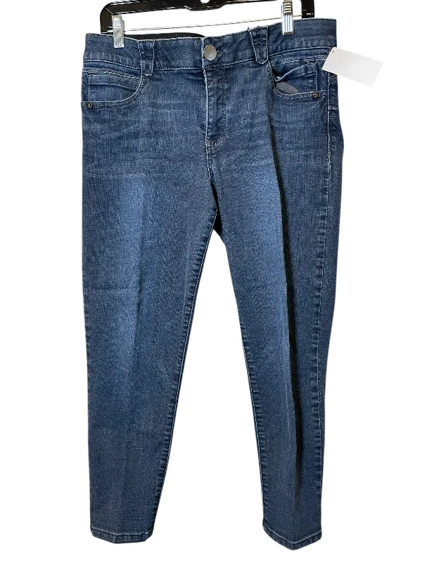 Luxury Style Jeans Straight By Democracy In Blue, Size: 14