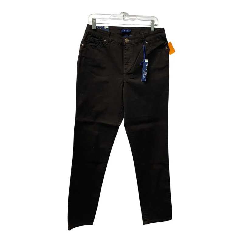 Lounge Chic Jeans Straight By Bandolino In Brown, Size:12