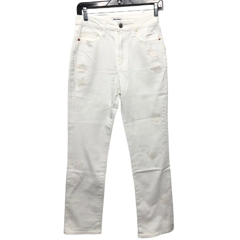 Relaxed Dresses Jeans Straight By Juicy Couture In White, Size:2