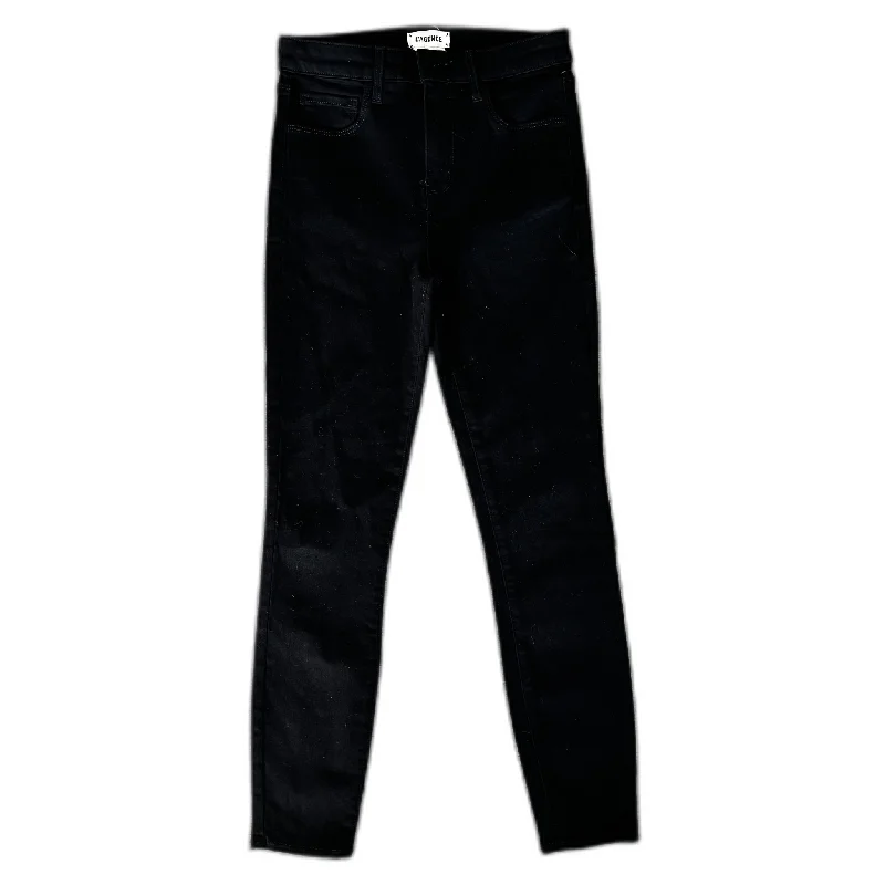 Eye-catching Personality Jeans Skinny By L Agence In Black Denim, Size: 2