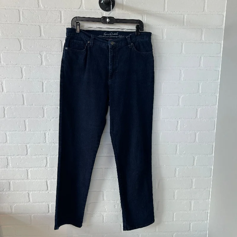 Urban Design Sense Jeans Straight By Gloria Vanderbilt In Blue Denim, Size: 12