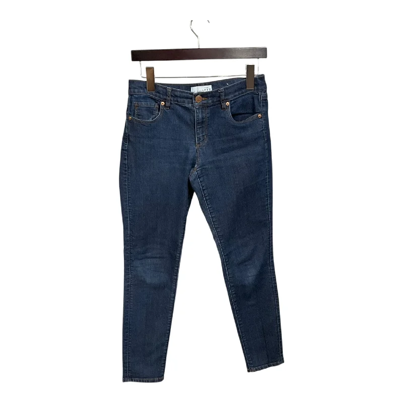 Fresh And Fashionable Jeans Skinny By Loft In Blue Denim, Size: 4