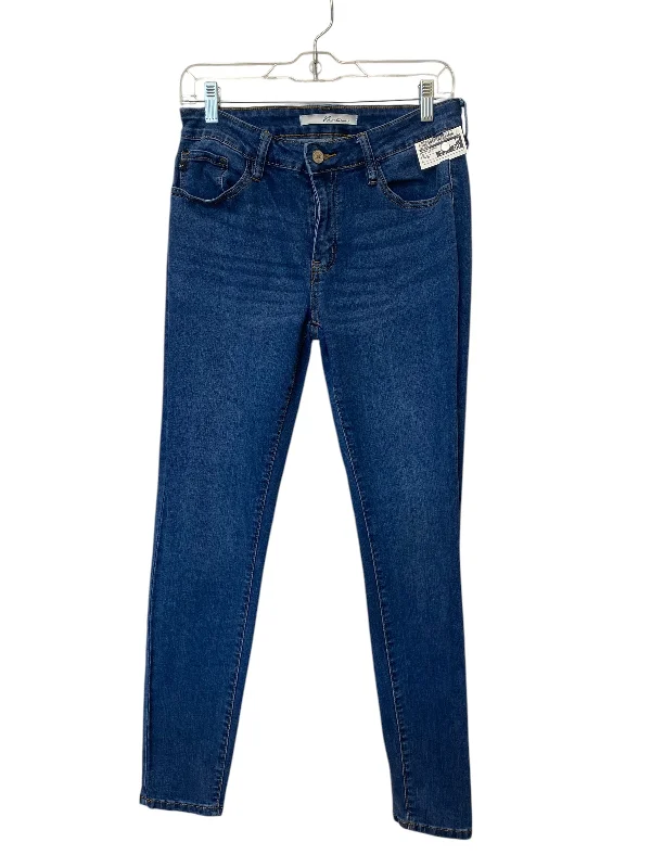 Energy Plan Jeans Skinny By Kancan In Blue Denim, Size: 28