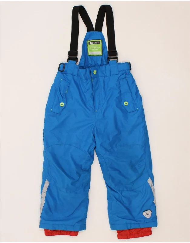 Personalized Outfit KILLTEC Boys Dungarees Ski Trousers 3-4 Years Blue Polyester