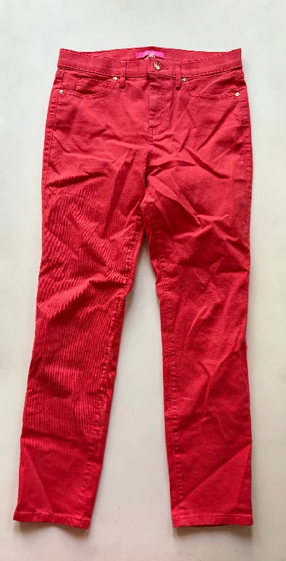 Basic Comfort Jeans Straight By Lilly Pulitzer In Orange, Size: 6