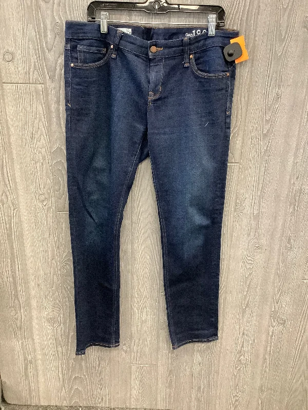 Soft Casuals Jeans Straight By Gap In Blue, Size: 14