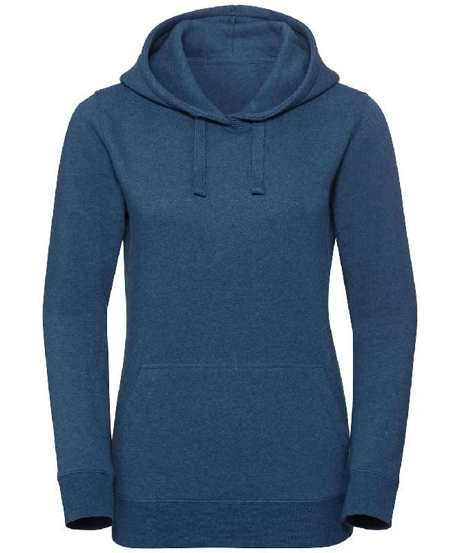 Age-reducing Style Ocean Melange - Women's authentic melange hooded sweatshirt