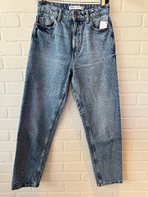 Lazy Home Jeans Boyfriend By Zara In Blue Denim, Size: 4