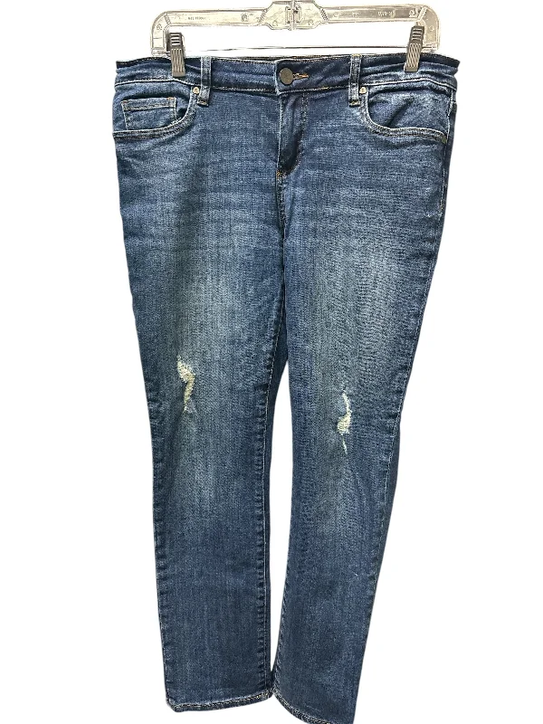Classic Series Jeans Boyfriend By Kut In Blue Denim, Size: 8p
