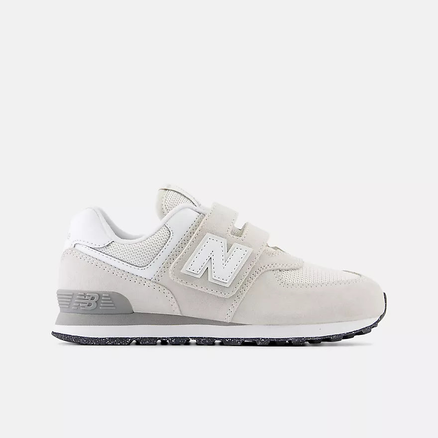 Urban Sense NEW BALANCE KID'S 574 HOOK N' LOOP GREY SHOES