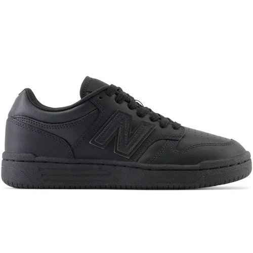 Comfortable And Casual NEW BALANCE KID'S 480 TRIPLE BLACK SNEAKER SHOE