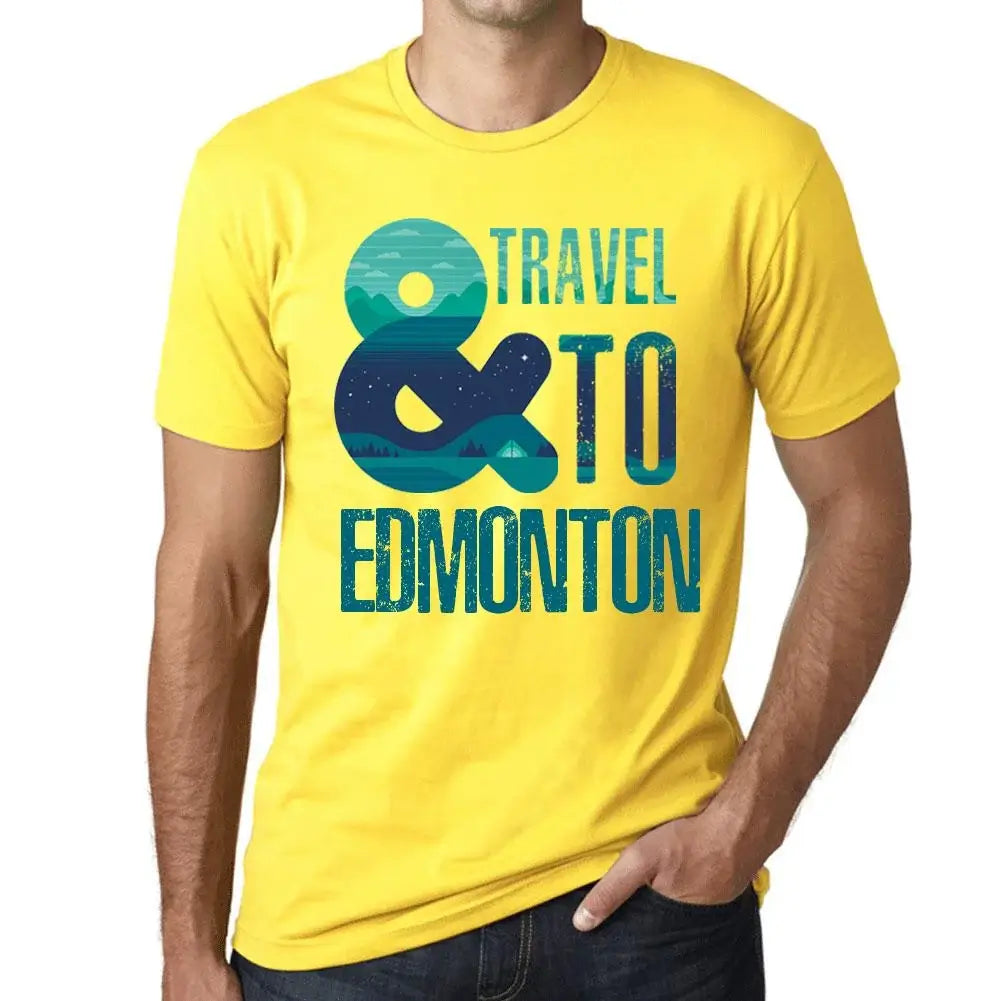 Casual Comfort Wear Men's Graphic T-Shirt And Travel To Edmonton Eco-Friendly Limited Edition Short Sleeve Tee-Shirt Vintage Birthday Gift Novelty Casual Comfort Wear Men's Graphic T-Shirt And Travel To Edmonton Eco-Friendly Limited Edition Short Sleeve Tee-Shirt Vintage Birthday Gift Novelty