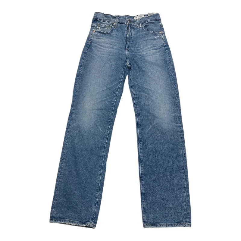 Noble And Elegant Jeans Straight By Adriano Goldschmied In Blue Denim, Size:2