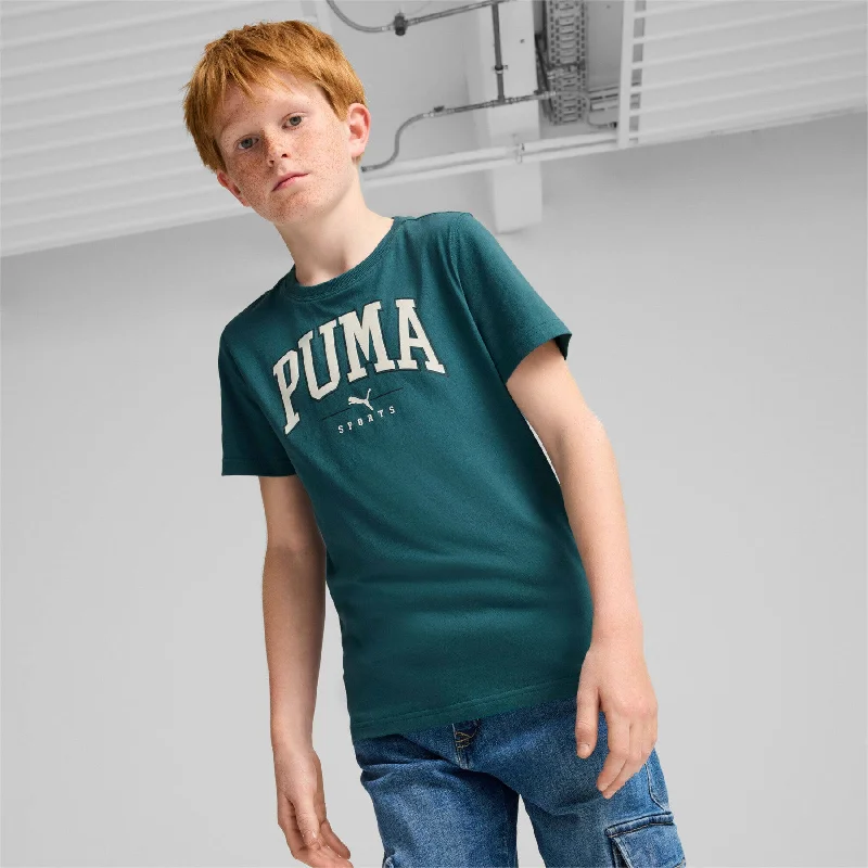 Retro Fashion PUMA KID'S SQUAD GREEN TEE