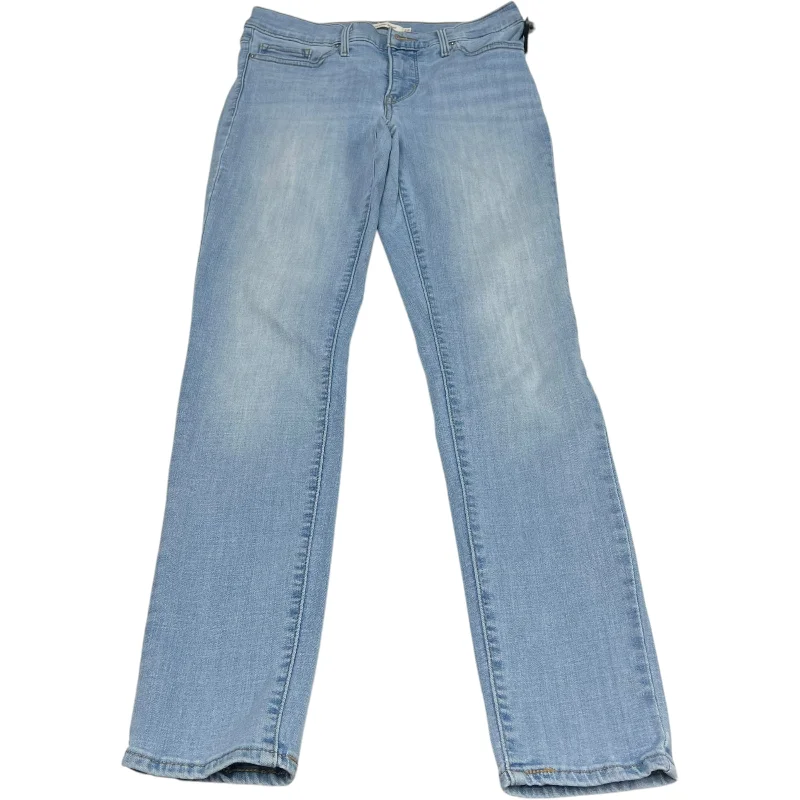 Must-have For Autumn And Winter Jeans Skinny By Levis In Blue Denim, Size: 6