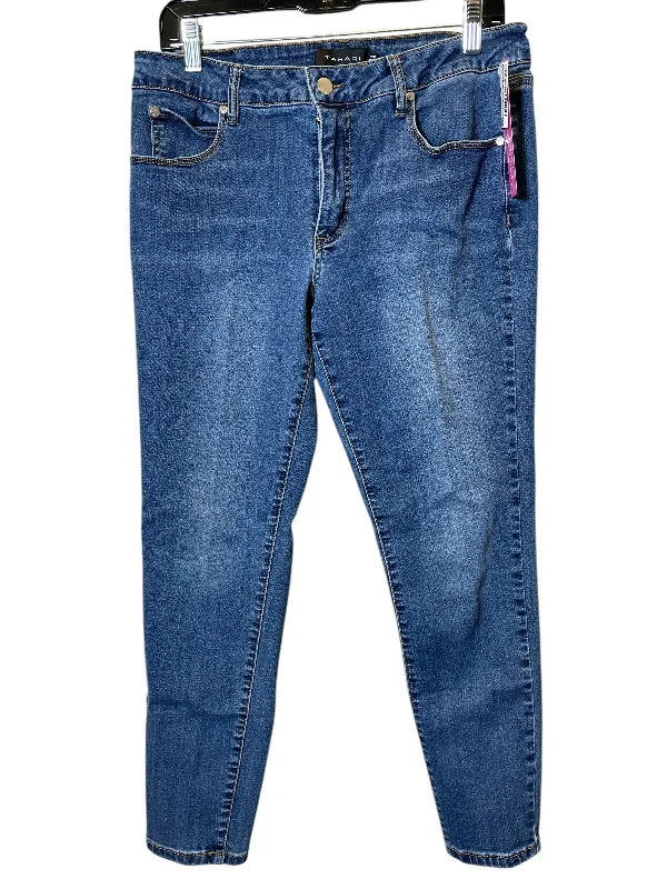 Fashion Design Jeans Straight By Tahari By Arthur Levine In Blue, Size: 12