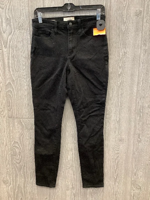 Cool Summer Jeans Skinny By Universal Thread In Black Denim, Size: 2