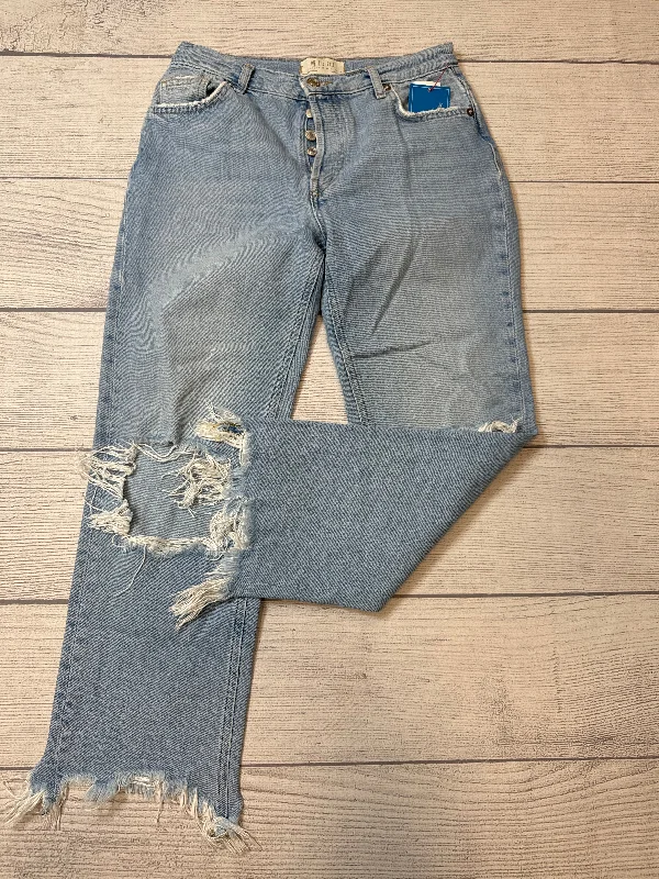 Summer Selection Jeans Boyfriend By Free People In Blue Denim, Size: 2