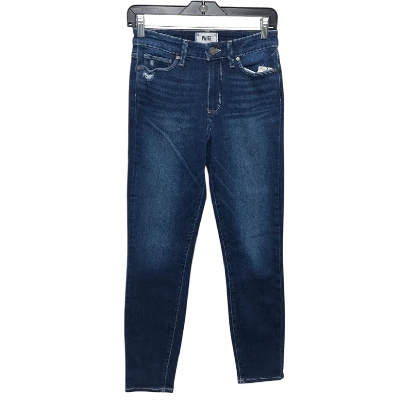 Soft Style Jeans Skinny By Paige In Blue Denim, Size:2