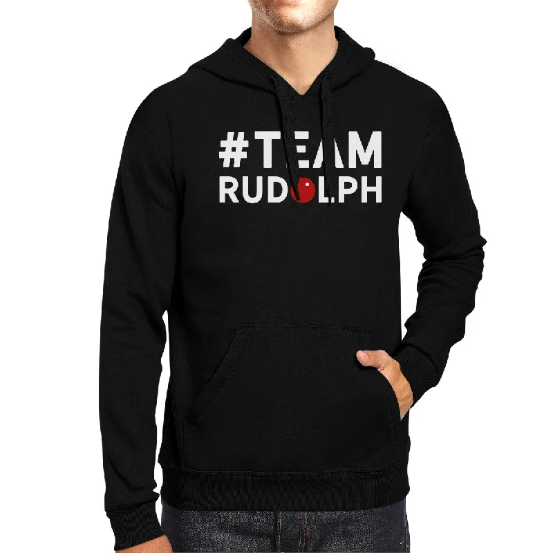 Casual Style #Team Rudolph Christmas Hoodie Cute Matching Outfits For Members