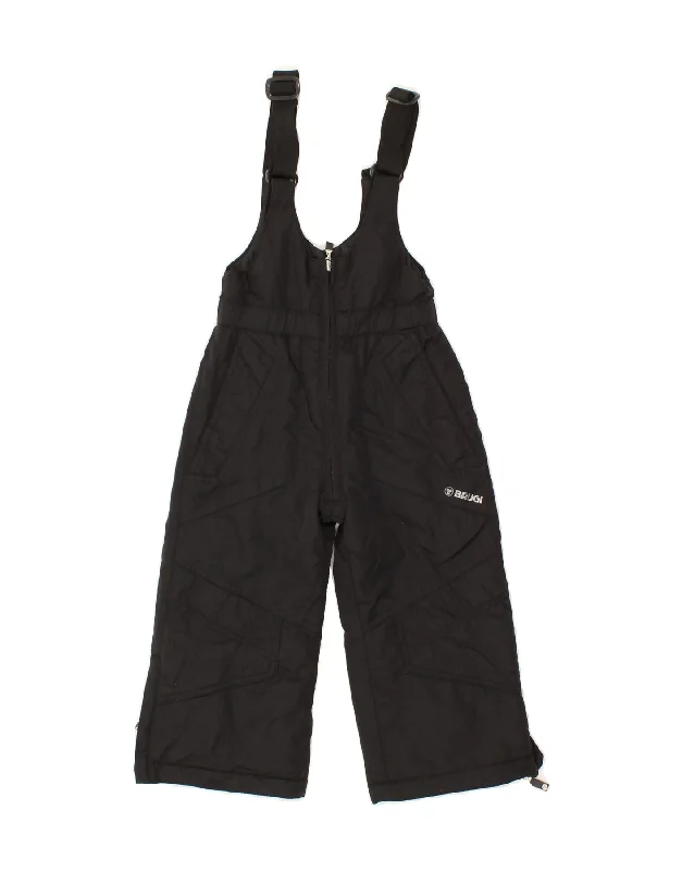 Playful Style BRUGI Boys Ski Trousers 3-4 Years Black Nylon