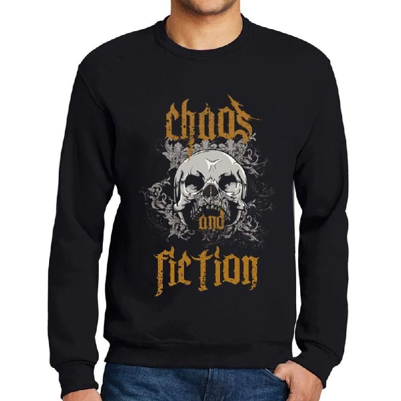 Youthful Style Ultrabasic - Homme Imprimé Graphique Sweat-Shirt Chaos and Fiction Noir Profond Youthful Style Ultrabasic - Homme Imprimé Graphique Sweat-Shirt Chaos and Fiction Noir Profond